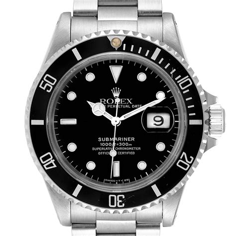 reloj rolex submariner negro|Rolex Submariner bezel.